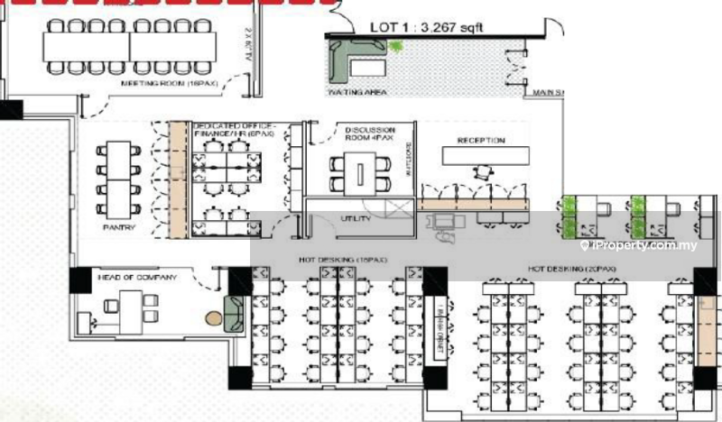 Pejabat untuk Disewa di Damansara Heights, Kuala Lumpur oleh Chester Lai - iProperty.com.my