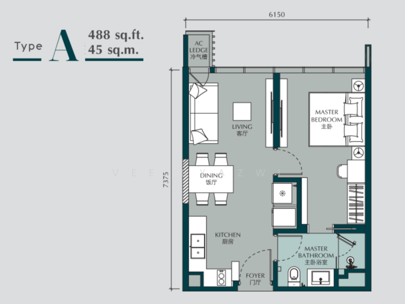 Service Residence for Sale in Times Square 2 by Vee Syazwi - iProperty.com.my