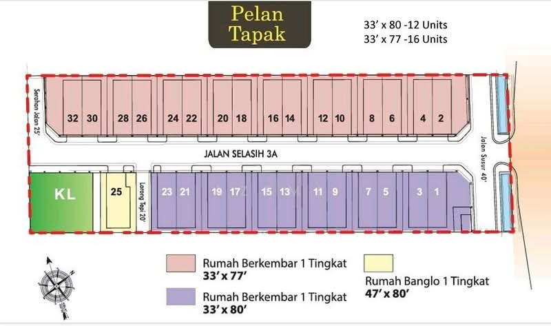 Rumah Berkembar untuk Dijual di Taman Langat Utama 3, Banting oleh Azemi - iProperty.com.my
