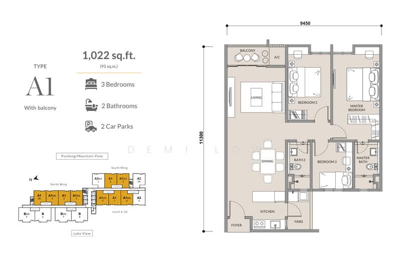 Kondominium untuk Dijual di Mutiara Lake Puchong oleh Demi Low - iProperty.com.my