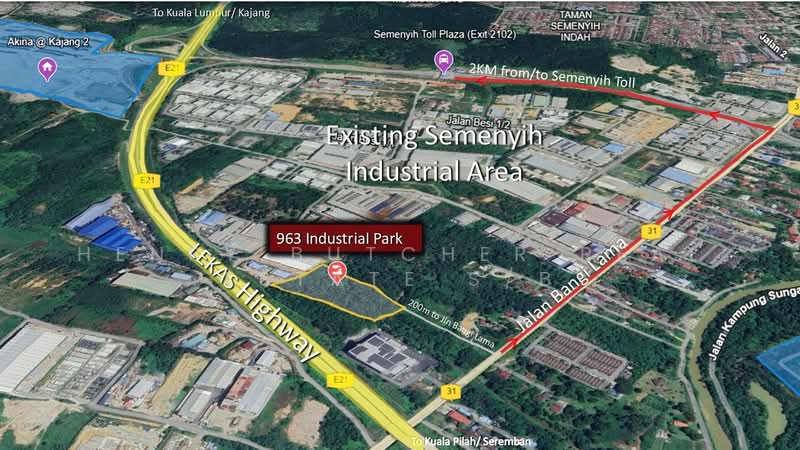 Semi-D Factory for Sale in Semenyih, Selangor by Henry Butcher Real Estate S/B - iProperty.com.my