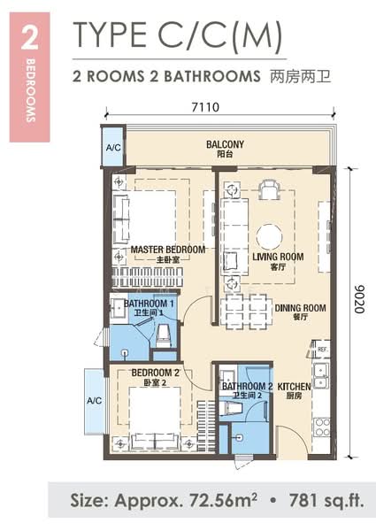 Pangsapuri untuk Dijual di R&F Princess Cove Phase 3-New Casa Suites oleh Sam Tee - iProperty.com.my