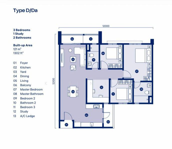 Residensi Servis untuk Dijual di Tuju Residences oleh Krystin Lim - iProperty.com.my