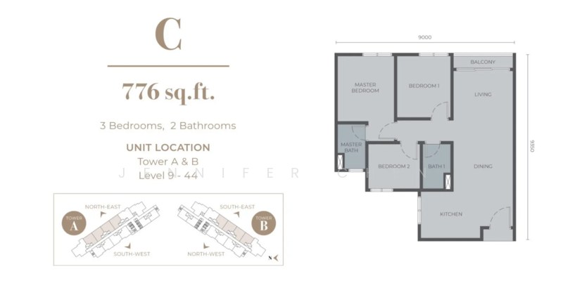 Service Residence for Sale in Mosaic Residences by Jennifer Chen - iProperty.com.my