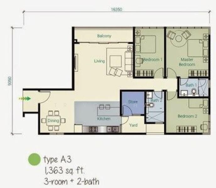 Residensi Servis untuk Disewa di Amerin Residence oleh Trevor Chai - iProperty.com.my