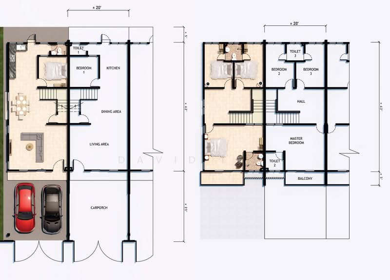 Rumah Berangkai 2 Tingkat untuk Dijual di Selama, Perak oleh David Lee - iProperty.com.my