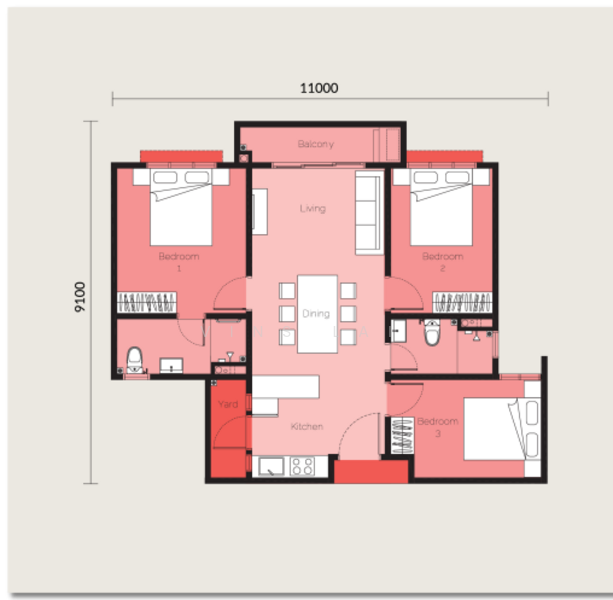 Residensi Servis untuk Dijual di The WYN Residences oleh Vins Lai - iProperty.com.my