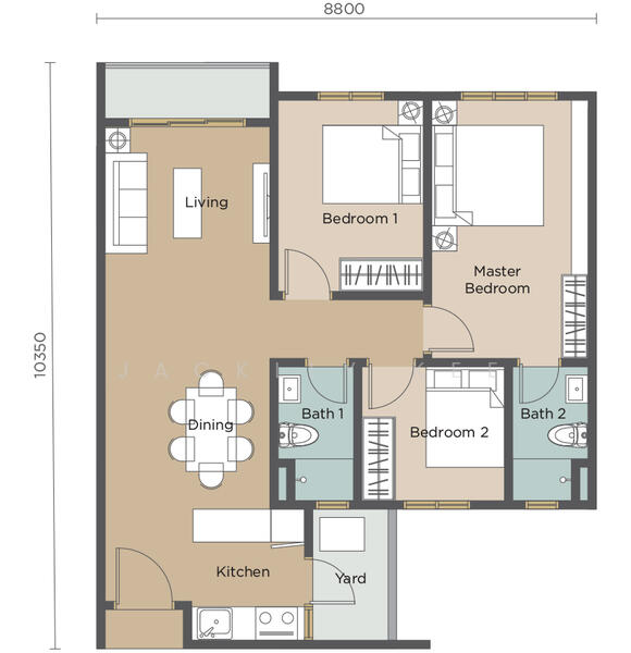 Kondominium untuk Dijual di RV2 Residence (Riverville Residences 2) oleh Jacklly Kee - iProperty.com.my