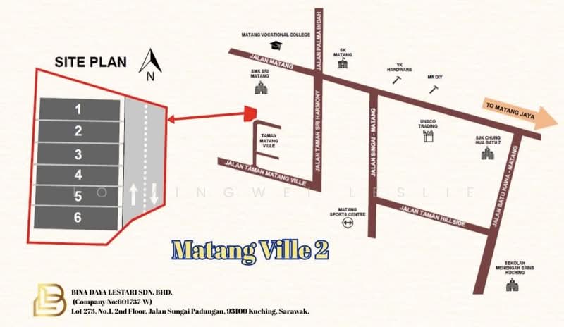 Rumah Berangkai 1 Tingkat untuk Dijual di Taman Matang Ville, Kuching oleh Loimingwei Leslie - iProperty.com.my