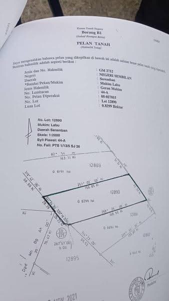 Tanah Pertanian untuk Dijual di Labu, Negeri Sembilan oleh Jeffrey Issu - iProperty.com.my