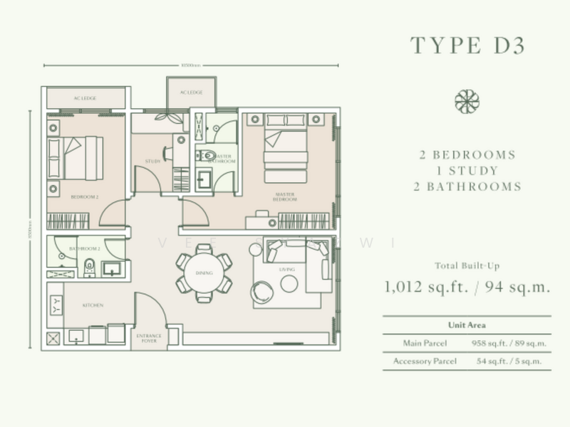 Kediaman Servis untuk Dijual di Parkside Residences @ Setia Federal Hill oleh Vee Syazwi - iProperty.com.my