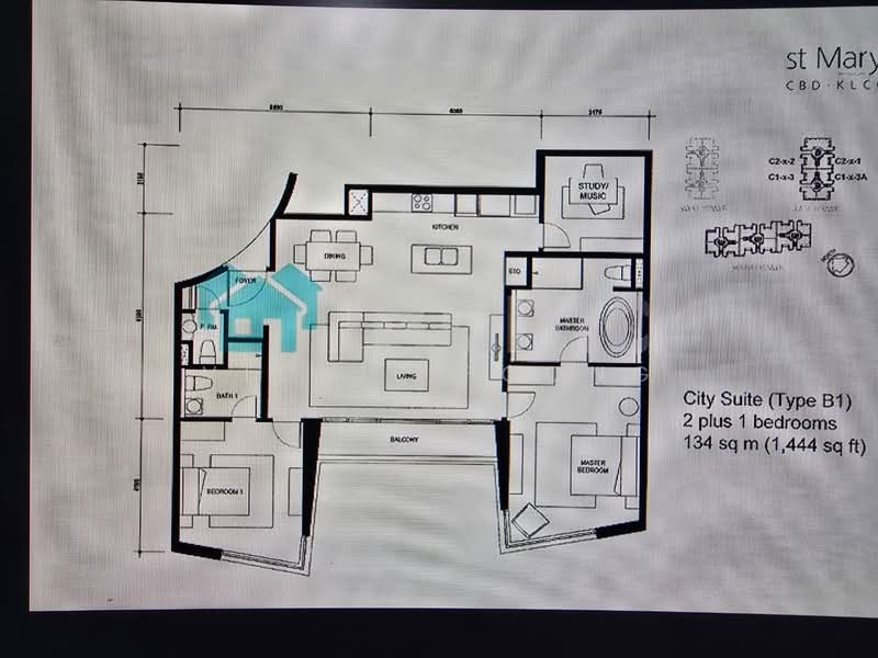 Service Residence for Rent in St Mary Residences by Vickie Foong - iProperty.com.my