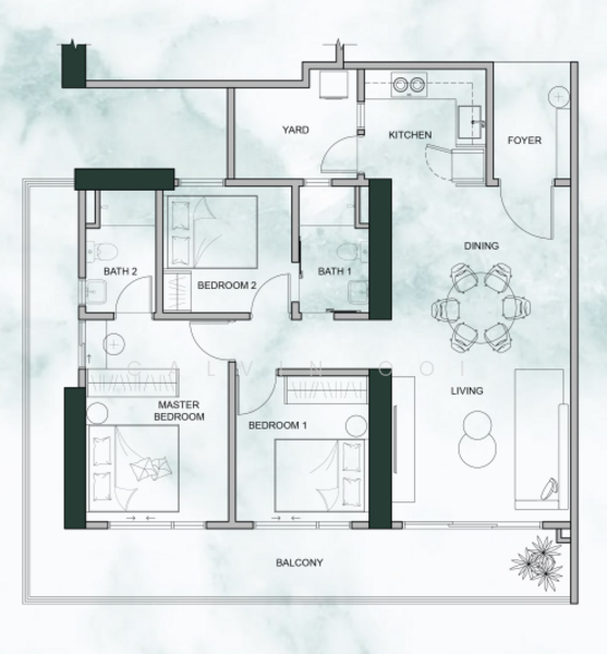 Condominium for Sale in Lumina Residence by Calvin Ooi - iProperty.com.my