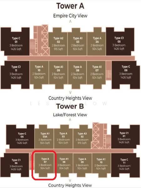 Kondominium untuk Dijual di Hampton Height Damansara oleh Leslie Low - iProperty.com.my