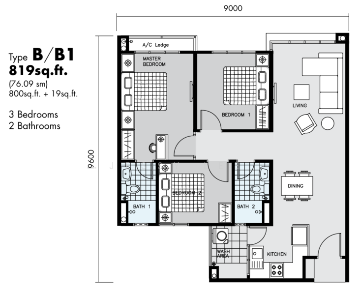 Apartment for Rent in One Maxim by Jessy Lee - iProperty.com.my
