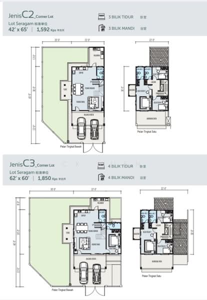 Rumah Teres 2-Tingkat untuk Dijual di Ipoh, Perak oleh Ck Yuen - iProperty.com.my