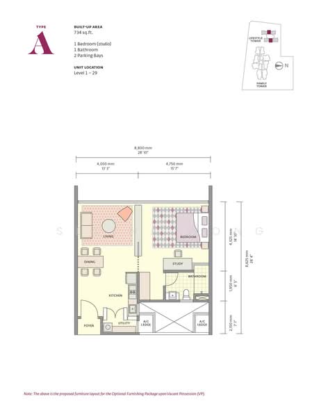 Service Residence for Sale in Uptown Residences by Selina Wong - iProperty.com.my