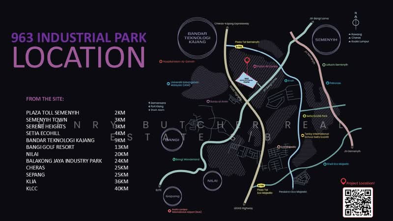 Semi-D Kilang untuk Dijual di Kawasan Industri Sungai Purun, Semenyih oleh Henry Butcher Real Estate S/B - iProperty.com.my