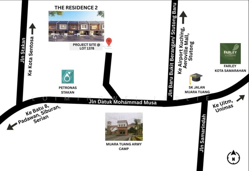 Rumah Berangkai 2 Tingkat untuk Dijual di Samarahan, Sarawak oleh Loimingwei Leslie - iProperty.com.my