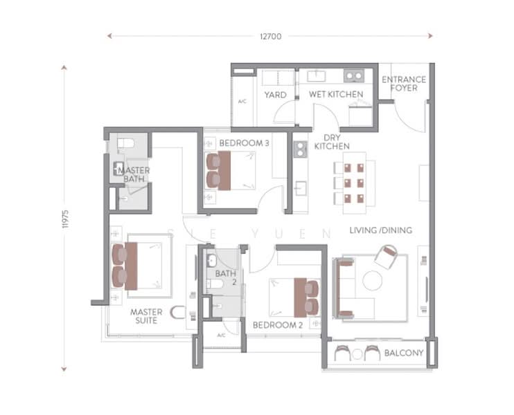 Kediaman Servis untuk Dijual di Jendela Residences oleh Sie Yuen - iProperty.com.my