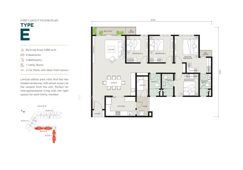 Service Residence for Sale in Uptown Residences 2, Berkeley Uptown by Evans Ee - iProperty.com.my