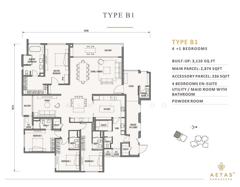 Condominium for Sale in Aetas Damansara by Ashley Foo - iProperty.com.my