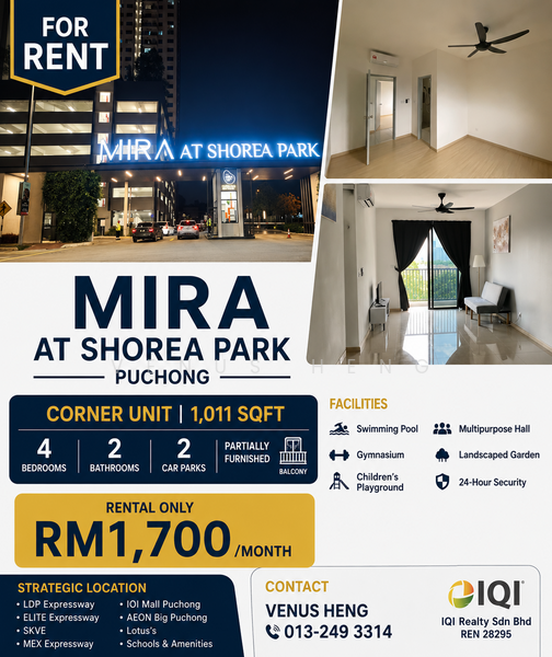 Service Residence for Rent in MIRA at Shorea Park by Venus Heng - iProperty.com.my