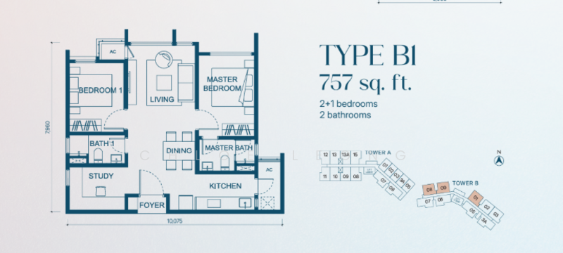 Residensi Servis untuk Dijual di Aricia Residences oleh Chloe Leong - iProperty.com.my
