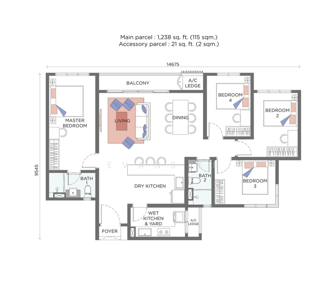Residensi Servis untuk Dijual di Sunway Flora 2 oleh Evans Ee - iProperty.com.my