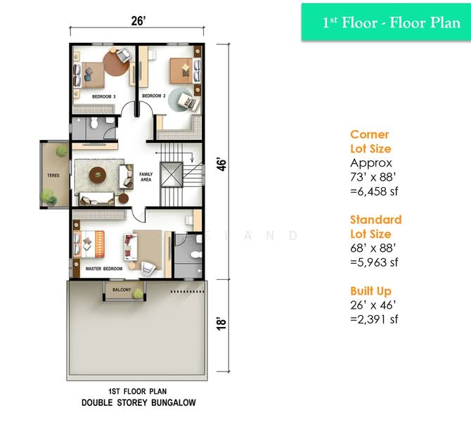 Banglo untuk Dijual di Taman Perda Indah, Tasek Gelugor oleh Deeland - iProperty.com.my