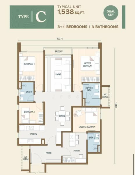 Service Residence for Sale in Duta Park Residences by Jess - iProperty.com.my