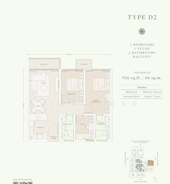 Service Residence for Sale in Parkside Residences @ Setia Federal Hill by Chloe Leong - iProperty.com.my