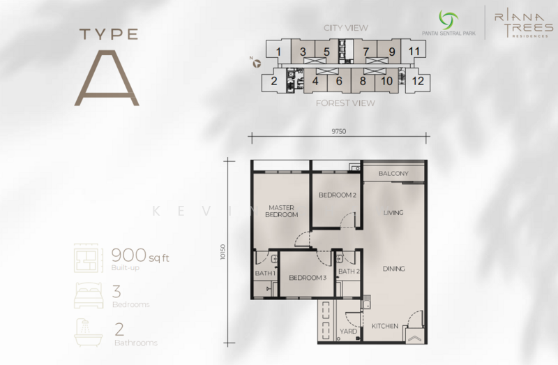 Condominium for Sale in Riana Trees Residences by Kevin Chew - iProperty.com.my