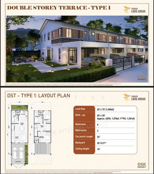 Rumah Berangkai 2 Tingkat untuk Dijual di Sungai Petani, Kedah oleh Shafina - iProperty.com.my