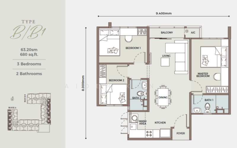 Residensi Servis untuk Dijual di Maxim D'Parc oleh Aiden Kong - iProperty.com.my