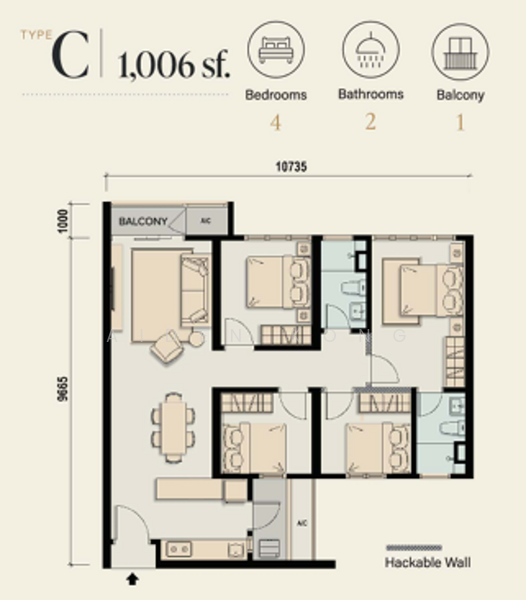 Residensi Servis untuk Dijual di M Aspira oleh Aiden Kong - iProperty.com.my