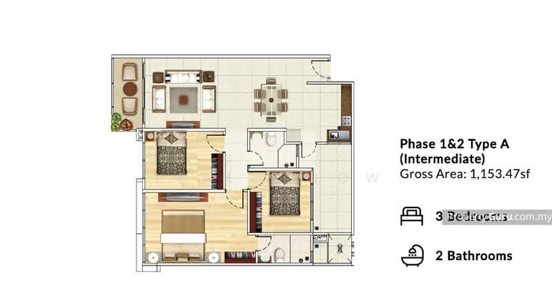 Kondominium untuk Dijual di P' Residence oleh Leslie Low - iProperty.com.my
