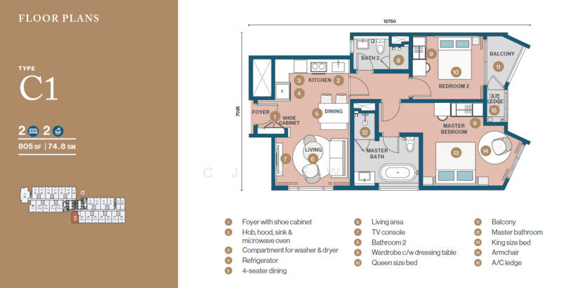 Service Residence for Sale in Clarissa Serviced Suites by CJ Yew - iProperty.com.my
