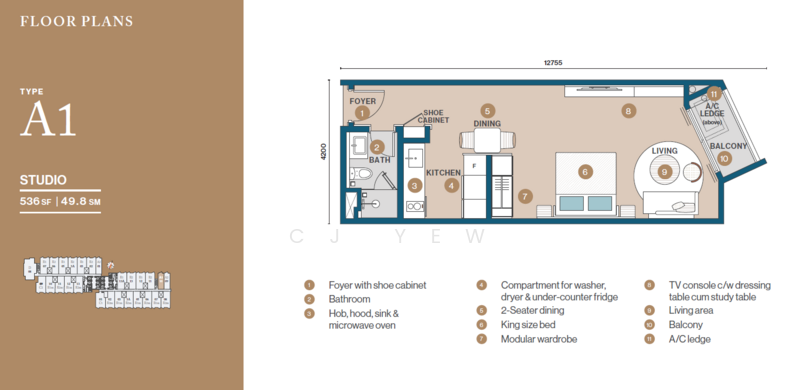 Service Residence for Sale in Clarissa Serviced Suites by CJ Yew - iProperty.com.my
