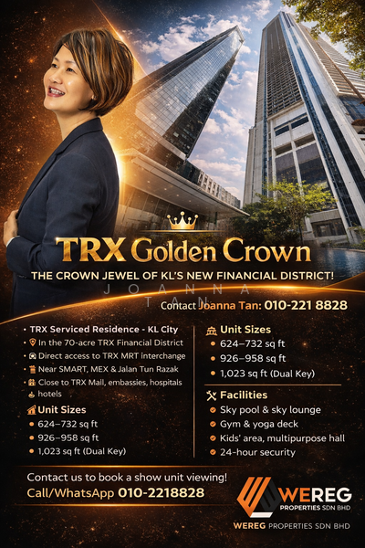 Service Residence for Sale in Golden Crown Residence by Joanna Tan - iProperty.com.my
