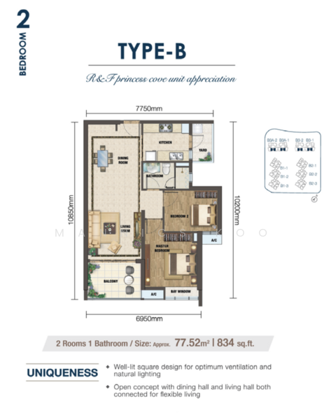 Condominium for Sale in R&F Princess Cove Phase 2-Seine Region by Mannics Koo - iProperty.com.my