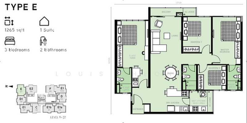 Kondominium untuk Dijual di Berlian Setapak 2 Residences oleh Louis Cheong - iProperty.com.my