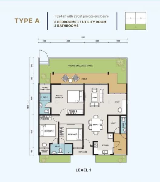 Rumah Berkembar untuk Dijual di Taman Skudai Baru, Skudai oleh Xing Jie Kee - iProperty.com.my