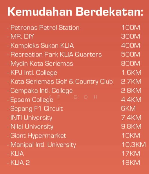 Kondominium untuk Dijual di Residensi KLIA oleh KF GOH - iProperty.com.my