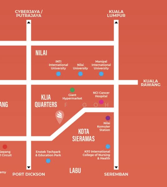 Kondominium untuk Dijual di Residensi KLIA oleh KF GOH - iProperty.com.my