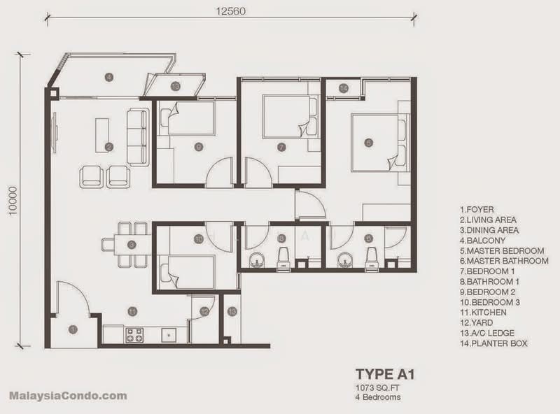Service Residence for Sale in Petalz Residences by Hl Lau - iProperty.com.my