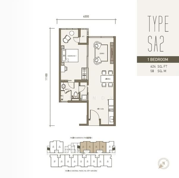 Pangsapuri untuk Dijual di V Residence Suites @ Sunway Velocity oleh Mr Andy - iProperty.com.my