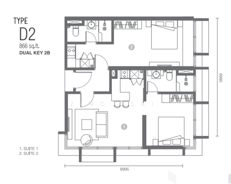 Kediaman Servis untuk Dijual di Expressionz Professional Suites oleh Zinc Tsai - iProperty.com.my
