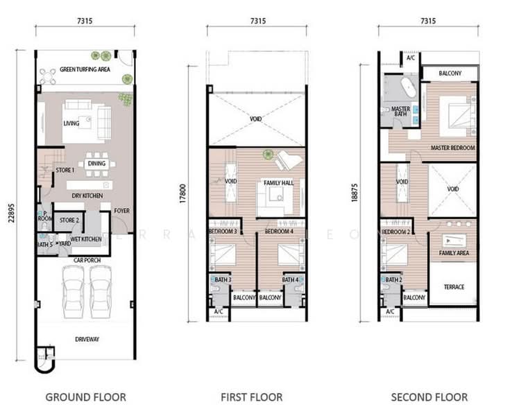 Rumah Teres 3-Tingkat untuk Dijual di Bukit Rahman Putra, Sungai Buloh oleh Terrance Leong - iProperty.com.my