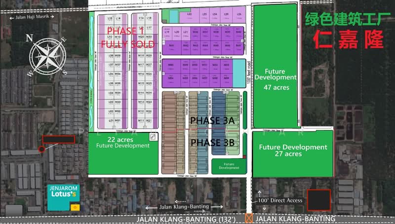 Industrial Land for Sale in Jenjarom, Banting by PETAH MOKHTAR - iProperty.com.my